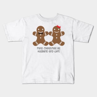 First Christmas as Husband and Wife Kids T-Shirt